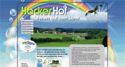 Desktop Screenshot of hacker-hof.de